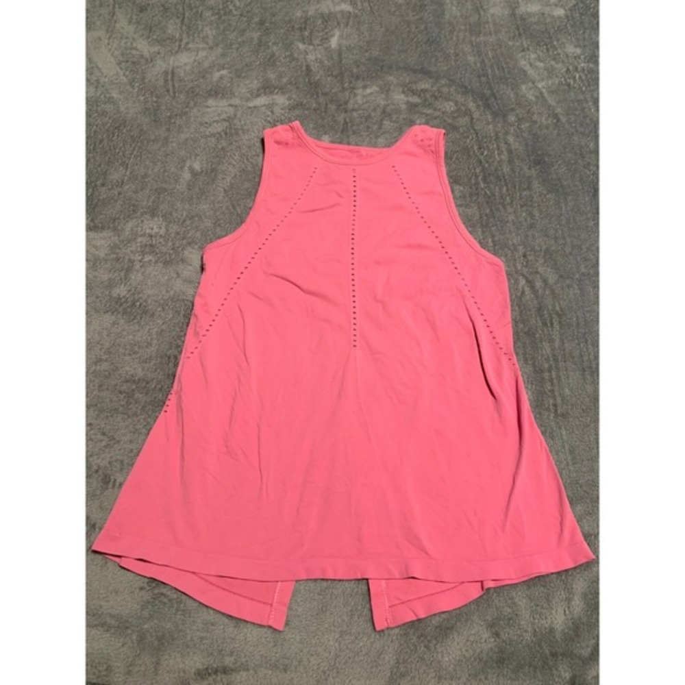 Athleta Pink Sleeveless Vented Back Workout Tank Top XS Athletic Athleisure